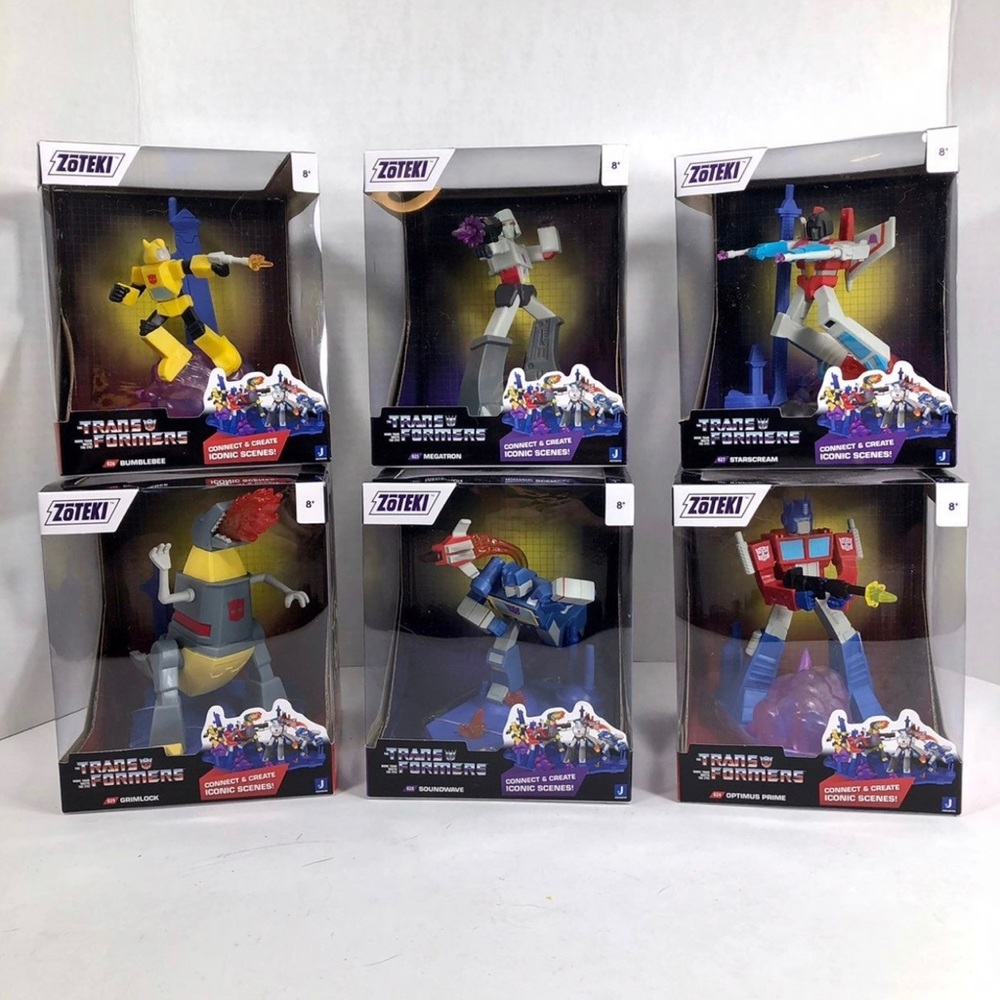 Jazwares Zoteki G1 Transformers lot of 6 - COMPLETE!